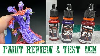 Using Vallejo Xpress Colors Paint for my First Time  A quick review using a WizKids Miniature [upl. by Filippo]