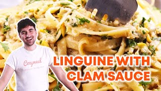 Linguine With Clam Sauce Recipe at Its CREAMIEST amp Most DELICIOUS [upl. by Applegate]