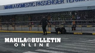 PNP Aviation Security conducts a simulation exercise for unattended baggage [upl. by Urien]