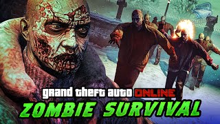 GTA Online Halloween 2024  Zombie Survival North Yankton Cemetery  All Waves SOLO [upl. by Gorman]