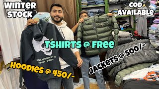 Cheapest Retail Store  Jackets 500 Hoodies 450 Tshirts Free  COD Available [upl. by Cavill]