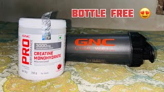 GNC Creatine Review and Unboxing 😍 [upl. by Ydac593]