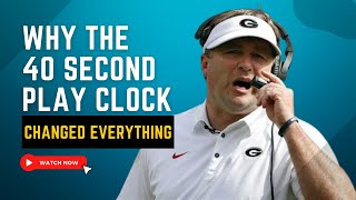 Why the 40 Second Play Clock Changed EVERYTHING [upl. by Phyllis449]