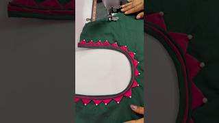 Back Side Neck Easy Design fashion design foryou kurtidesign new cuttingskills shorts diy [upl. by Carbo]