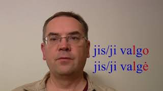 Lithuanian Lesson 33  Tarimas  Pronunciation of au iau [upl. by Airbma]