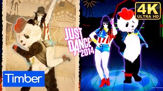 Just Dance 2014  Timber  4K amp 60fps Upscaled [upl. by Kcirdla]