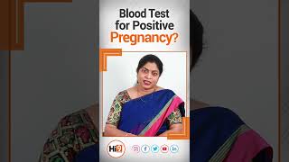 Hi9  Blood Test for positive Pregnancy Dr Muthineni Rajini [upl. by Corkhill]