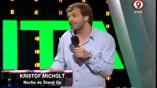 El Belga Kristof  Stand Up en Bendita TV  1era participación [upl. by Giffer]