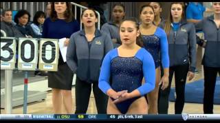 Katelyn Ohashi UCLA 2016 Vault vs Alabama 97 [upl. by Yzeerb543]