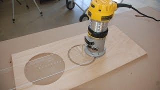 How to Build a Circle Cutting Jig for Your Router [upl. by Dow]