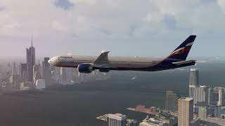 Aeroflot 777300ER Crashes at Downtown New York [upl. by Aneri]