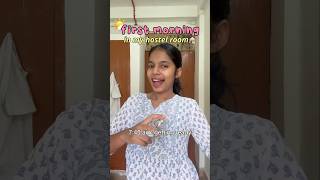 first day in hostel 😮‍💨😍🏠 ft MBBS intern  morningroutine medico [upl. by Hungarian]