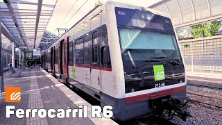 R6  Ferrocarrils de la Generalitat  Ruta Completa [upl. by Acimak]