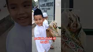 Siswa siswi TK Taman Indria Praktek sholat di masjid sriisna1614 [upl. by Jedthus290]