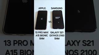 iphone 13 pro max vs samsung s21 [upl. by Nyvrem]