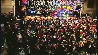 New Years Eve at Times Square  1989 to 1990  from CBS [upl. by Alethia]