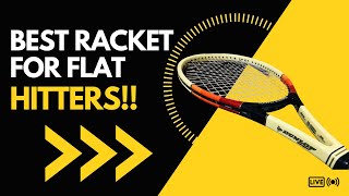 Best tennis racket for flat hitters built for John McEnroe [upl. by Dukie]