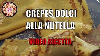 CREPES DOLCI  ricetta facile e veloce  PRESTOFATTO [upl. by Venn]