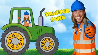 🚜 Tractor Song for Kids 🚜 Handyman Hal Driving Tractors [upl. by Emalee553]