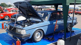 1000 hp volvo 240 under the bonnet [upl. by Gershon53]