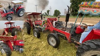 tractor stunt😵‍💫mf260 vs mf 260 tractor Tochan🥴￼ [upl. by Aubigny]