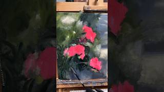 Master the Art of Painting a Stunning Peony in Oil pleinair oilpainting painting artshorts [upl. by Melville]