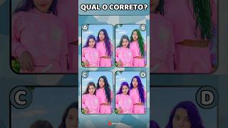 QUAL É O CORRETO 🔴▶️  Irmãs pinas Ana Castela Emilly Vick Kamilynha 🌟 quiz IdeaQuizz [upl. by Ralaigh423]