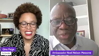 African Ancestry Live with Ambassador Nöel Messone The Republic of Gabon [upl. by Ahtreb]