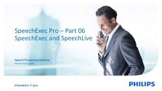 How to configure Philips SpeechLive in Philips SpeechExec Pro [upl. by Esiralc]