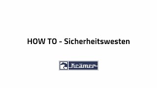 HOW TO  Sicherheitswesten  Krämer Pferdesport [upl. by Oringas]