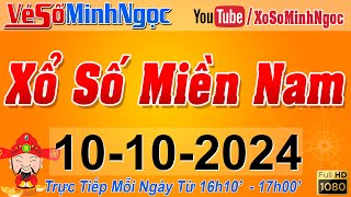 XSMN Minh Ngọc  Trực tiếp Xổ Số Miền Nam  KQXS Miền Nam ngày 10102024 KQXS Hôm Nay XSTT XSKT [upl. by Sell]