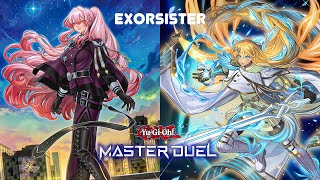 Exorsister Deck Rankeando en el WCS YuGiOh Master duel [upl. by Etterb210]