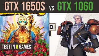 GTX 1650 Super vs GTX 1060 6GB test in 8 games  1080p [upl. by Demona]