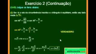 Matemática  Aula 38  Triângulos  Pontos Notáveis  Parte 2  Final [upl. by Brunelle]