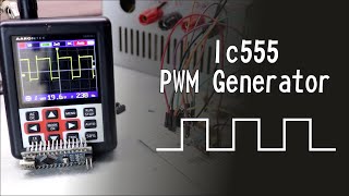 How to generate PWMPulse Width Modulation Signal  Using IC555  DIY [upl. by Ettolrahc985]