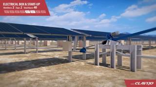 Grupo Clavijo SP1000 Solar Tracker Installation [upl. by Eimorej]