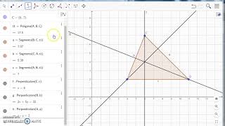 Ortocentro con creazione in GeoGebra [upl. by Thema162]