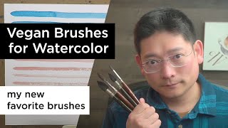 Vegan Brushes for Watercolor Escoda Ultimo Escoda Versatil [upl. by Antonia]