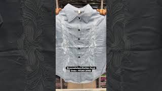 Ladies Western Shirts  Surat  surat fashion dress trending jeanstop ytshorts new shorts [upl. by Reinar]