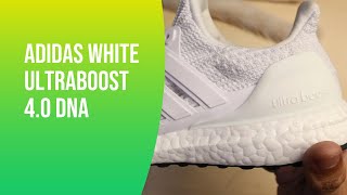 Adidas White Ultraboost 40 DNA Shoes [upl. by Antonino]