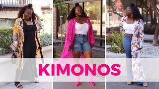 HOW TO STYLE KIMONOS TEN WAYS LOOKBOOK [upl. by Nail979]