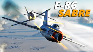 F86 Sabre Vs Mig15 Dogfight  Digital Combat Simulator  DCS  Korea 1950  4K [upl. by Fleurette410]