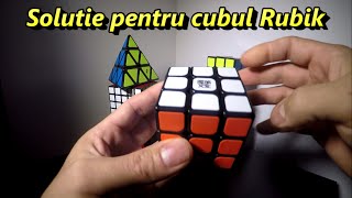 Solutie cubul Rubik 3x3x3 pentru incepatori rubik cubulrubik rezolvarecubulrubik [upl. by Vitia432]