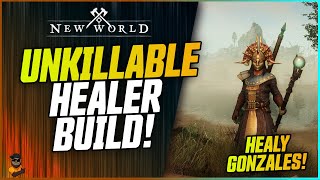 NEW WORLD  Best Healer Build  Healy Gonzales  You Are Immortal [upl. by Whitcomb]