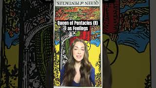 Tarot Cards as Feelings Queen of Pentacles REVERSED shorts tarotcardmeaning howdotheyfeel tarot [upl. by Inan]