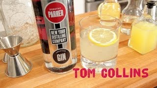 Learn How to Make a Tom Collins Cocktail by Brooklyn Cooking [upl. by Elleynad874]