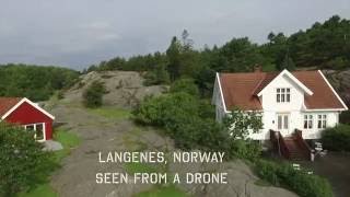 Norway Søgne Langenes seen from a drone [upl. by Annaid988]