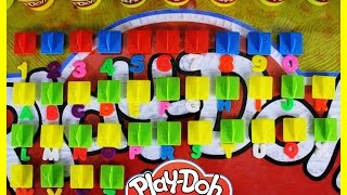 Play Doh Number Lettersn Fun Learn ABC Learn 123 [upl. by Otilesoj193]