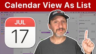 Viewing Calendar Events As a List and Other Tricks [upl. by Corneille]