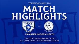 Match Highlights I Tonbridge Angels 2 Chippenham Town 0 [upl. by Imotih]